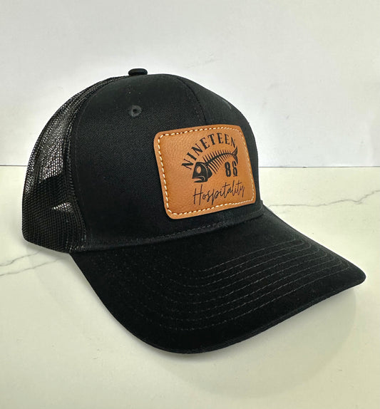 1986 Hospitality Leather Patch SnapBack