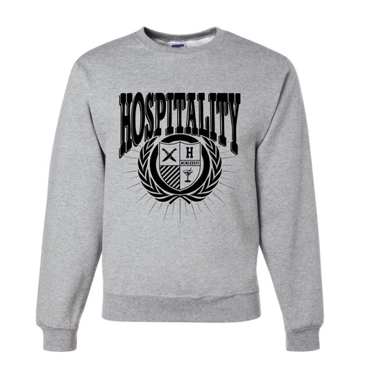 "Hospitality University" Crew Neck